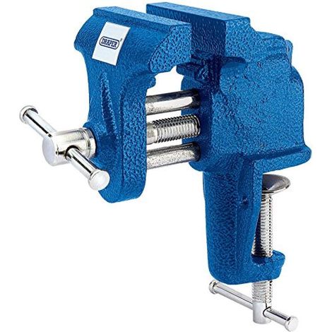 Draper Morsa da banco, capacità 40 mm, 38267, morsetto in metallo resistente per tavolo e banco da lavoro (1/2)