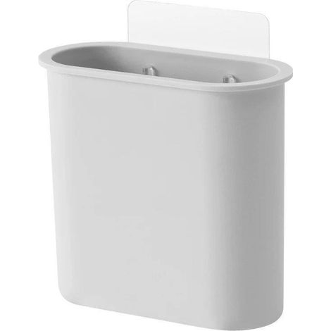 2 Zahnbürstenhalter, minimalistisches Mehrzweck-Aufbewahrungsregal zur Wandmontage, Badezimmer-Aufbewahrungsbox für Zahnbürste, Rasierer, Zahnpasta, Kamm (1/5)
