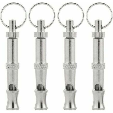 Ahlsen Ultrasonic Dog Whistle 4-Piece Set, High-Frequency Dog Whistle, Adjustable Ultrasonic Whistle for Training, Barking, Sitting, and Recalling Dogs (1/5)