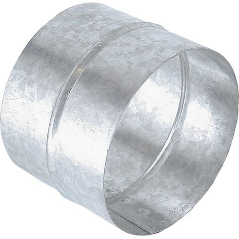 MANICOTTO DI GIUNZIONE ZINCATO M/M PER TUBI DI AEREAZIONE Ø100 mm