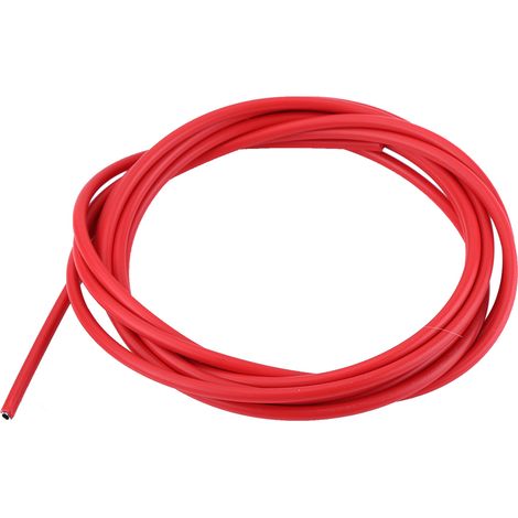 4 mm Fahrradschaltzug, Fahrradkabel für Rennräder und Mountainbikes (rot).