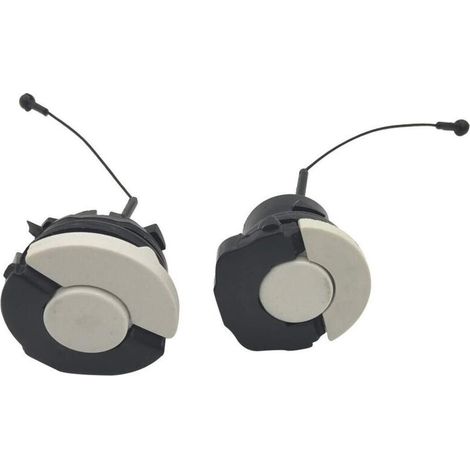 Enowelir Bouchon d'essence et Bouchon d'huile pour tronçonneuse 1 Grand + 1 Petit (2 Tailles) (1/4)