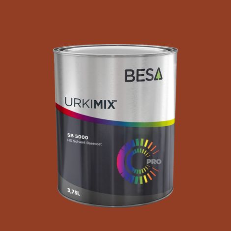 Pot de peinture Polyuréthane / bi composant Orange Nacré RAL 2013  Satin - 150 gr