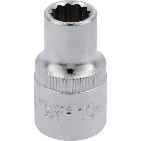 Stecknuss 10 mm 1/2" 12-kant kurz