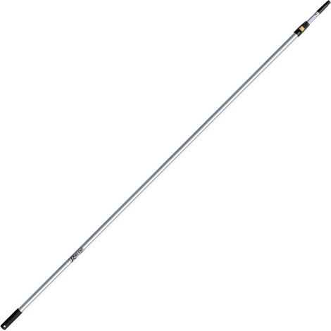 Ribiland – Perche télescopique aluminium 4.5 m – Système de déblocage sécurisé – Pour peinture en hauteur et cueillette de fruits