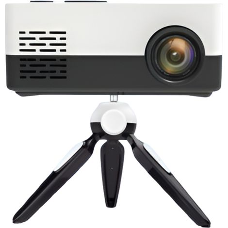 1 Mini projecteur, LED, support intégré, 100 pouces, bureau, maison (1/5)