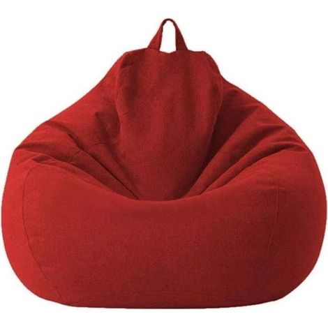 Pouf poire géant 80x90cm – Housse sans remplissage – Confortable pour intérieur et extérieur – Idéal pour adultes et enfants – Barbaydos