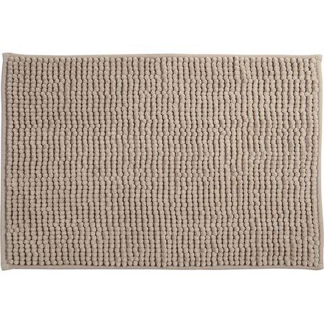 CHENILLE Alfombra de baño de microfibra 40x60cm Topo MSV