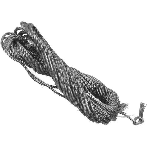 Leichtes, leitfähiges und hochtemperaturbeständiges Graphitseil aus Kohlefaser, Durchmesser 6 mm (1/5)