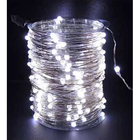 PREQU Super Nano 100 LED Luci Natale Catena Luminosa Bianco Ghiaccio 15 mt IP44 D2814 (1/2)