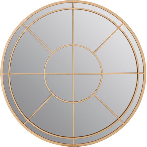 Premier Housewares Beauly Gold Finish Wall Mirror (1/5)
