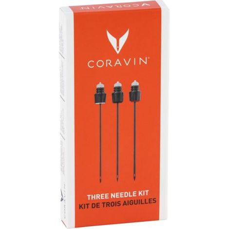 Coravin Set mit Edelstahl-Nadeln Teflon