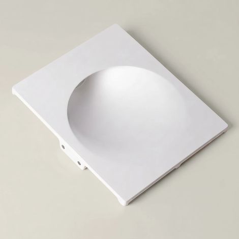 Applique da Parete Integrazione Cartongesso per Lampadina LED GU10 / GU5.3 Foro 353x293 mm Bianco
