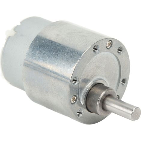Moteur à engrenages JGB37-500, 12V DC, 8 tr/min, couple élevé, vitesse réglable, mini moteur électrique pour bricolage, robotique et automatisation. (1/5)