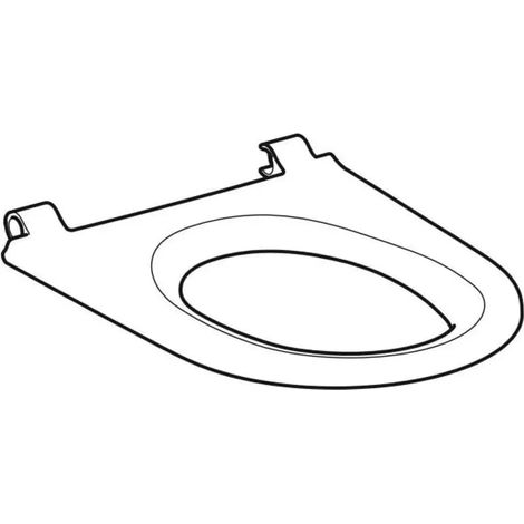 Geberit Anello sedile WC per Geberit AquaClean Sela, bianco alpino, 243939111