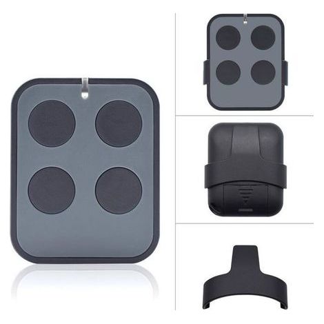 1 télécommande universelle, multi-fréquences 280–868 MHz, 4 canaux, clonage simplifié, pour portes de garage et alarmes