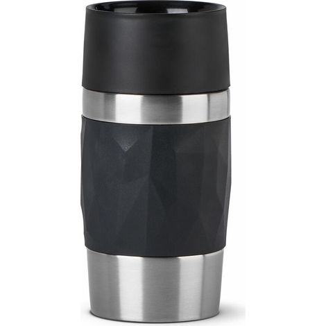 EMSA Isolierbecher TRAVEL MUG COMPACT N2160100 0,3l schwarz (1/5)