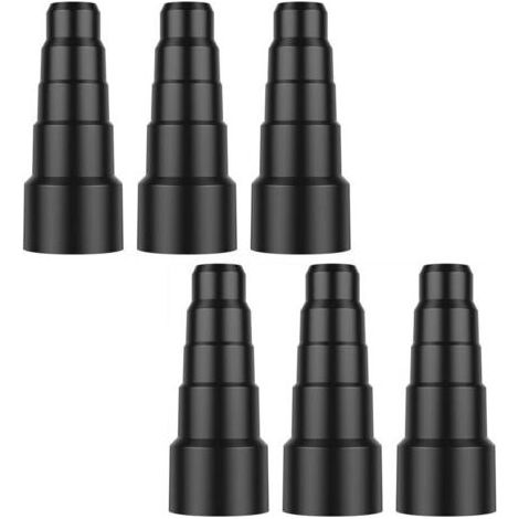 Lot de 6 adaptateurs universels pour tuyau d'aspirateur (23/30/34/42/50 mm) – Adaptateur universel pour tuyau d'aspirateur et ponceuses – Solution de connexion pour tuyau d'aspirateur (1/4)