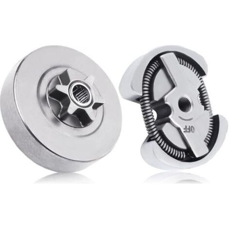 Kit de montage de tambour d'embrayage 3/8-6T pour Husqvarna 120 36 41 136 137 141 142 235 235E 240 236 Jonsered 2035 2036 2040 2041 Partner 350 351 Chaîne scie 53000 47061 (1/4)