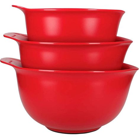 Bols à mélange rouge empire (lot de 3) - 308 x 275 x 152 mm - KITCHENAID