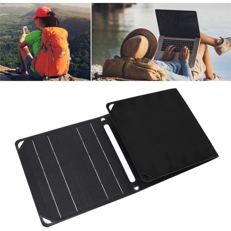 Tragbares 40-W-ETFE-monokristallines Solarpanel mit Dual-USB-Controller und Typ-C-Anschluss für Camping und Reisen (1/5)