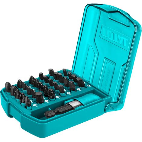 TOTAL Boîte 30 embouts + porte embout TACSD18306 25 mm