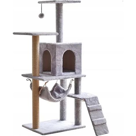 TORRE RASCADORA PARA GATOS, CASA NIDO DE 5 NIVELES