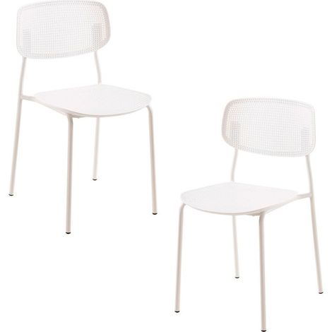 Packs Sillas Comedor - Pack 2 Sillas Piki - Blanco (1/5)