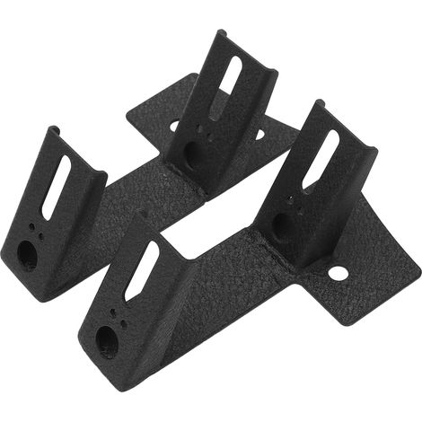 Supports de montage de phares de travail à LED pour pare-brise de montant A, en acier au carbone, de remplacement pour Jeep Wrangler JK 2DR/4DR 2007‑2017 (1/5)