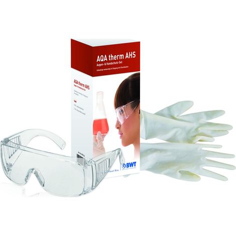 BWT Arbeitsschutz-Set AQA therm AHS, Augen- und Handschutz mit Brille und Handschuhen, 93156