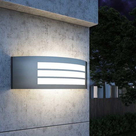 vidaXL Lámpara de pared de exterior acero inoxidable (1/5)
