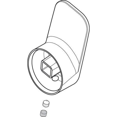 IDEAL STANDARD A861102AA Poignée Tonic II, lot de 28, complète
