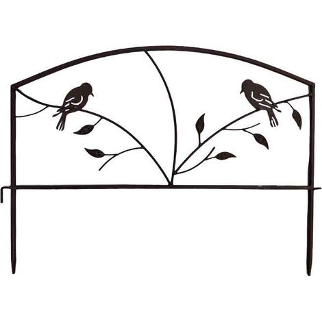 Barrière jardin oiseaux 57x41cm (1/4)