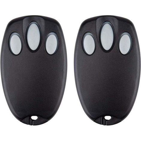 Lot de 2 émetteurs de porte de garage portatifs de remplacement pour Chamberlain Liftmaster Motorlift 94335E 84335E ML700 ML500 ML850 Merlin+ C945 C840 Security+ 433,92 MHz