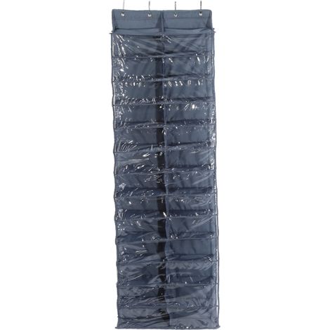 Porte-chaussures Suspension - 26 Poches - Matériau Non-tissé - Pour Porte ou Armoire - Capacité Élevée - 1 Pièce (1/5)