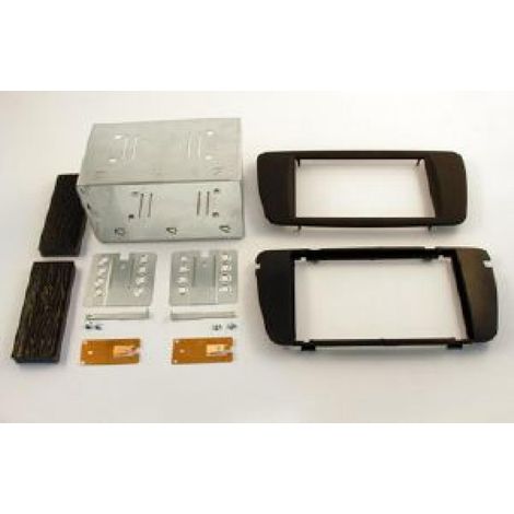 Kit 2DIN compatible avec Seat Ibiza 08-15 Noir Azabache