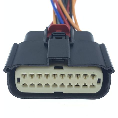 The DJ7204A-1.5-11/21 is compatible with Ford and Chevrolet headlight connectors 33482-2001/33472-2001 (single connector).