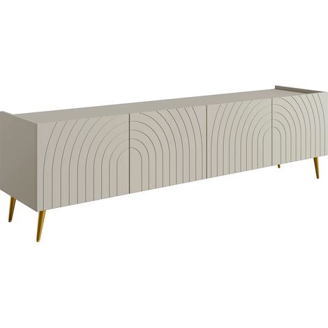 Meuble TV avec 4 portes - Beige - NORSIM de Pascal Morabito (1/5)