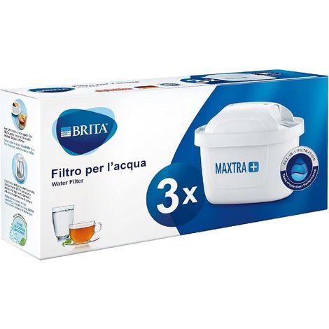 Lot de 3 cartouches de filtre à eau de rechange, compatibles avec toutes les carafes BRITA – Réduit le chlore, le calcaire et les impuretés pour un bon goût (1/2)