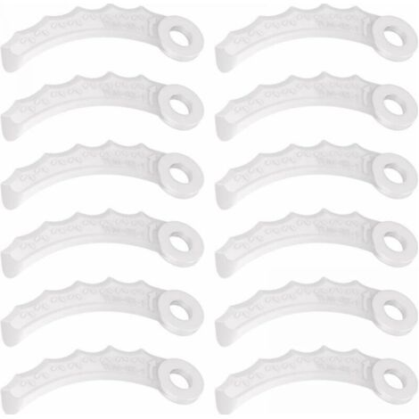 12 pièces Lame à couteaux plastiques For MAKITA , pour débroussailleuse Makita 198426-9 198383-1,DUR187U/L (1/5)