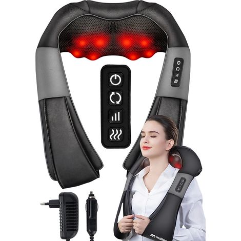 Masajeador para cuello, espalda, pies y cuerpo, cinturón de masaje Shiatsu PRO-Comfy30W-02 (1/5)