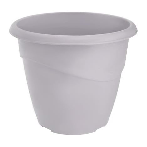Pot de fleur Marina Ø18x15,3cm non perçé - 2L - Gris béton