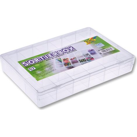 Aufbewahrungsbox folia storage box 17 Fächer Polypropylen