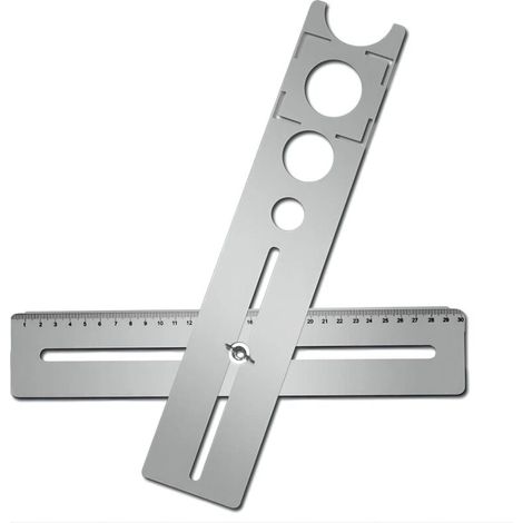 Perforateur rotatif universel portable en acier inoxydable pour carrelage et marbre, 300 mm, diamètres de perçage : 25 mm/40 mm/45 mm/55 mm (1/5)