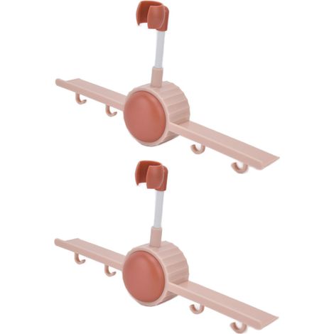 Support de douche suspendu, 2 pièces, angle réglable, étanche et résistant à l'humidité (1/5)