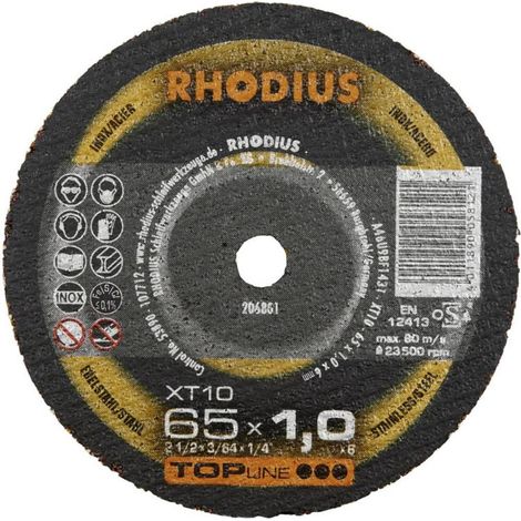 RHODIUS XT10 MINI, 50 Stück, 100 x 1,0 x 10,00 mm, Trennscheibe