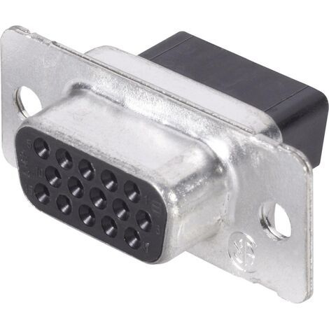 SUB-D femelle Nombre de pôles: 15 TE Connectivity AMPLIMITE HD-22 1658681-1 à sertir 1 pc(s) A048561 (1/5)