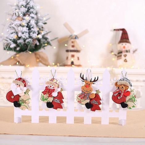 décorations de Père Noël, pour décorer un sapin de Noël à la maison ou pour une fête. (1/5)