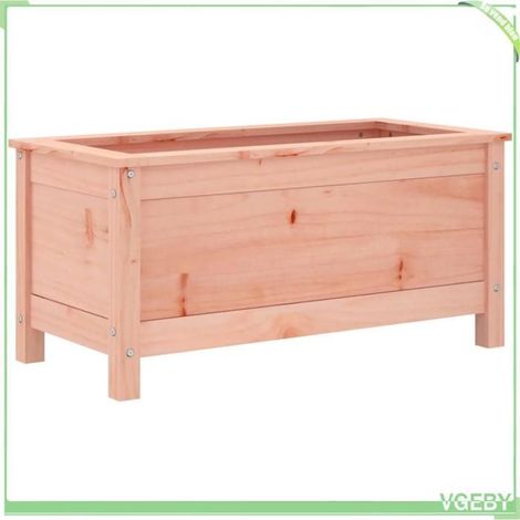 Jardinière de jardin en bois - FAFEICY - 825259 - Bois de Douglas massif - 82,5x40x39 cm - Assemblage requis (1/5)