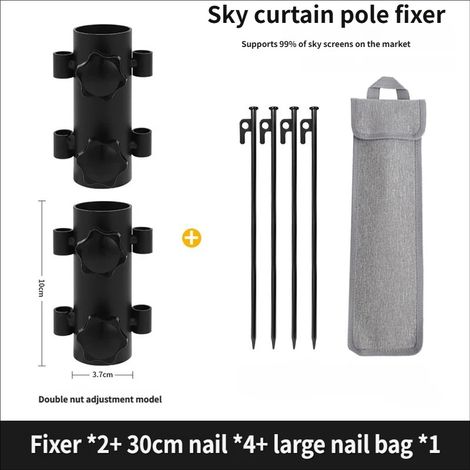 Ancrages de camping, kits d'accessoires pour tentes d'extérieur, piquets de tente, mâts de bâche, accessoires de camping (1/5)